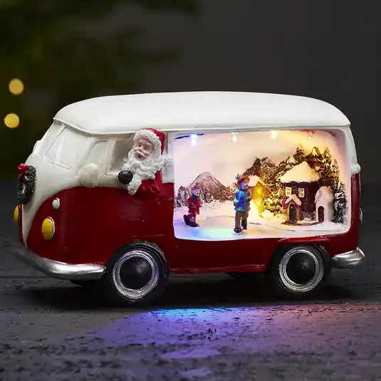 Dekorativní světlo Merryville s LED vánoční bus Značkový