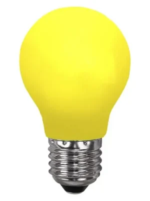 Autentický LED žárovka E27 pro pohádková světla, odolná proti rozbití, žlutá