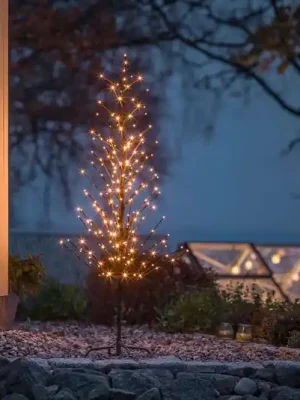 Světelný strom LED, černý, 150 cm Ihned K Objednání