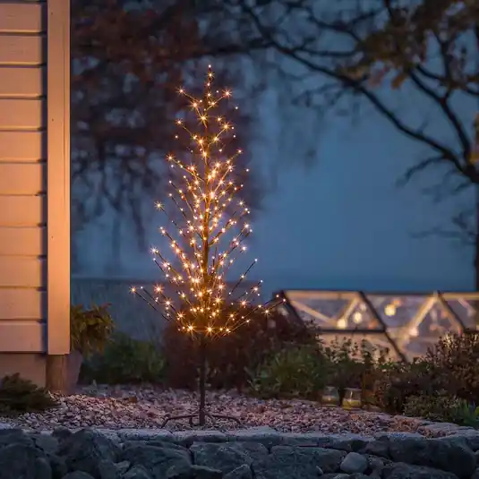 Světelný strom LED, černý, 150 cm Ihned K Objednání