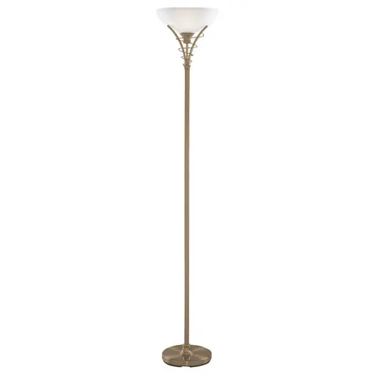 Nadčasová stojací lampa Lineas mosaz Top Prodej