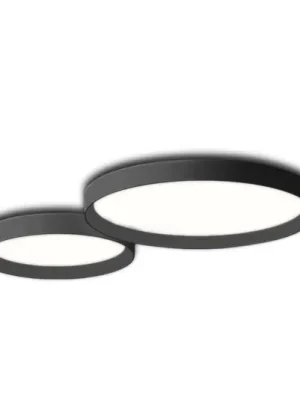 Vibia Up – jednoduché LED stropní svítidlo grafitové Autentický