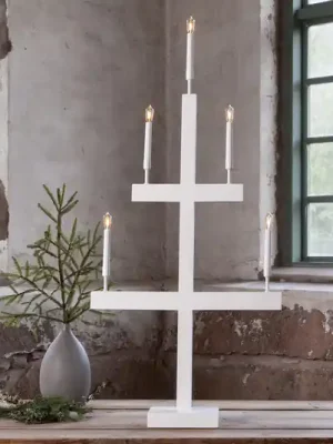 Horká Nabídka Storm světlo do okna, 5 žárovek 118 cm bílá
