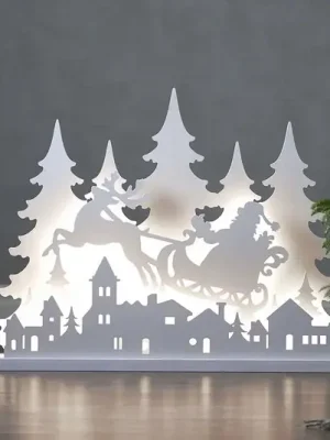 Grandy LED dekorativní světlo Santa Claus, 80cm Finální Výprodej