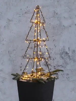 Super Cena LED venkovní dekorace Light Tree Foldy, výška 90 cm