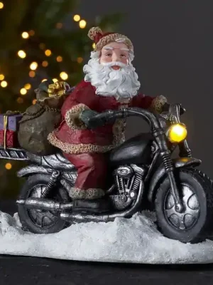 Merryville LED světlo, Santa na motocyklu Akce