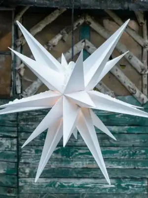 Kup Teď Dekorační hvězda XXL venkovní, 18cípá, Ø 80cm bílá