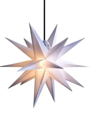 LED hvězda pro venkovní použití, 18 hrotů, bílá, Ø 40 cm Pouze Dnes