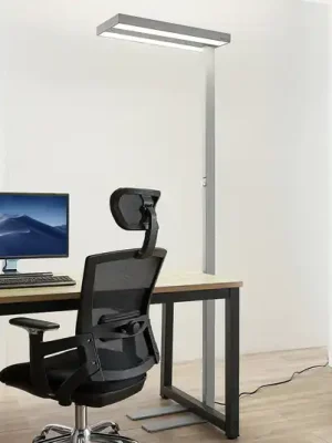 Arcchio LED stojací lampa Logan Pro, stříbrná, senzor, stmívatelné Autentický