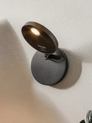 Artemide Demetra LED nástěnné světlo, stmívatelné, 2700K, šedé Rychlé Dodání