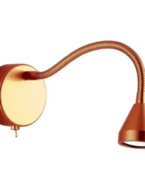 Sleva Nástěnné svítidlo LED Mini, flexibilní rameno, antické, 5 000K