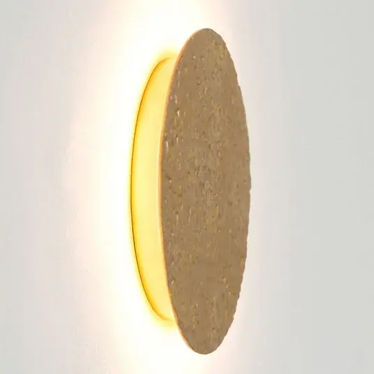 Poslední Šance Meteor LED nástěnné světlo, Ø 19 cm, zlaté