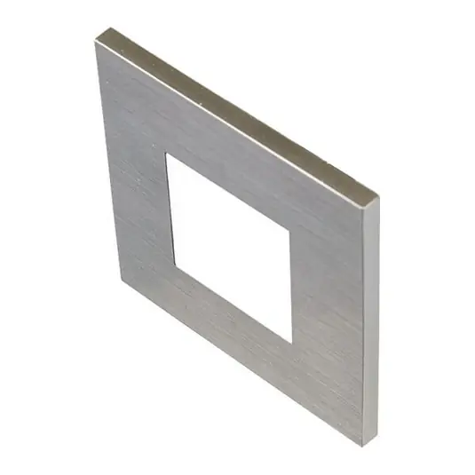 Horká Nabídka LED nástěnné svítidlo Wall F, šedé, 0,9 W, 7,5 x 7,5 cm