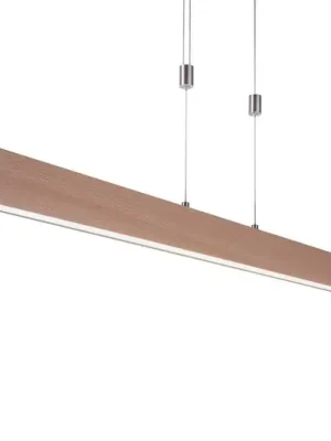 Nejlepší Cena LED závěsné světlo Amanda, dřevo, stmívatelné