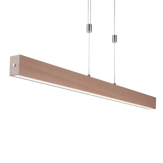 Nejlepší Cena LED závěsné světlo Amanda, dřevo, stmívatelné
