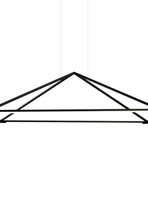 Horká Nabídka Grok Tubs LED závěsné světlo matná černá 120x80 cm
