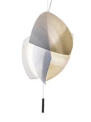 Víkendová Akce Grok Voiles LED závěsné světlo 95x70cm stmívač