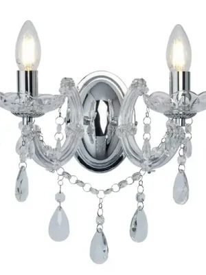 Lampa Marie Therese, chrom, na 2 žárovky Nejlepší Volba