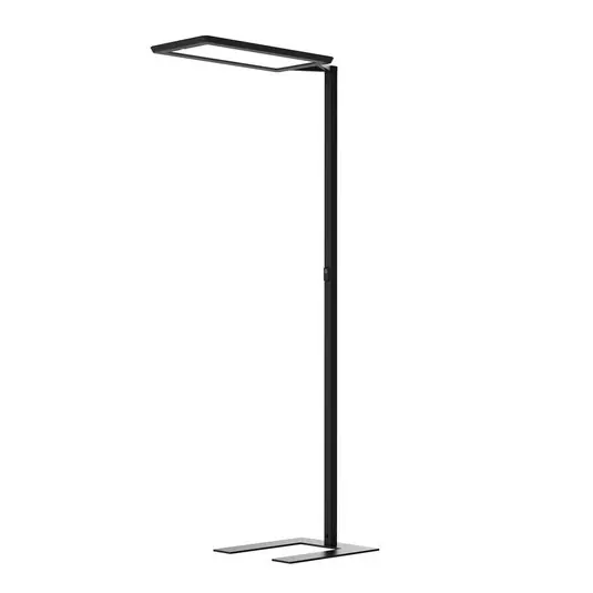 Značkový Stojací lampa LED Yara.single 4 000K, PIR, černá
