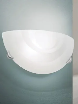 Akční Cena Nástěnné svítidlo Ada z opálového skla, půlkruhové