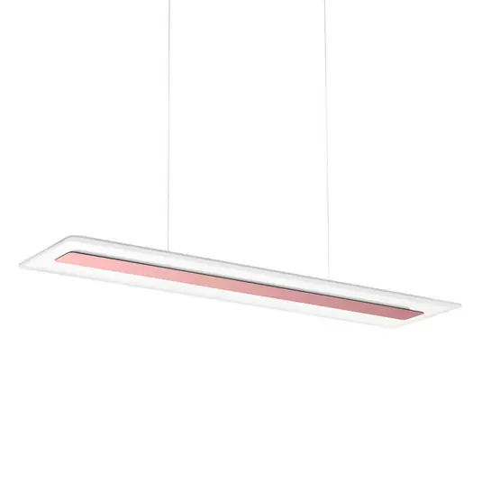 LED závěsné světlo Antille, sklo, obdélník, měď Ověřený