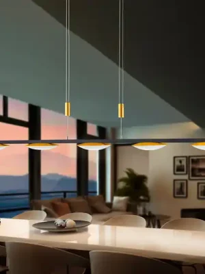 Oblíbený Závěsné svítidlo BANKAMP Pure Up LED, pět žárovek