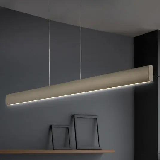 Závěsné svítidlo LED Runa, bronz, délka 92 cm Akce