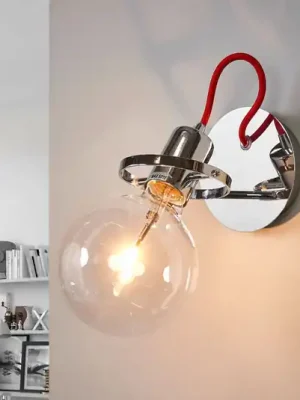 Designové nástěnné světlo Radio v chromu Dokud Zásoby Vydrží