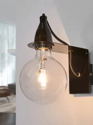 Černé designové nástěnné světlo Minimal Nejlepší Volba