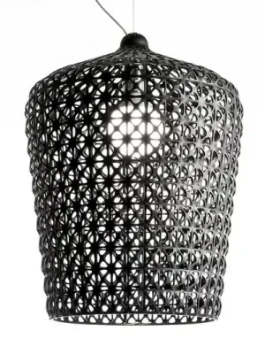 Levný Kartell Kabuki - designové závěsné světlo, černá