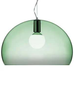 Kartell FL/Y – závěsné LED světlo, šalvějově zelené Značkový