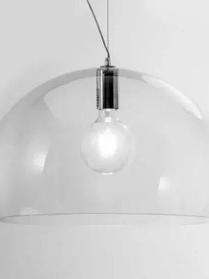 Kartell Big FL/Y LED závěsné světlo, transparentní Bezpečná Platba