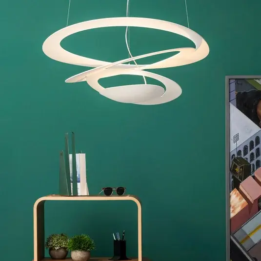 Speciální Cena Artemide závěsné světlo Pirce, 67x69 cm, bílé