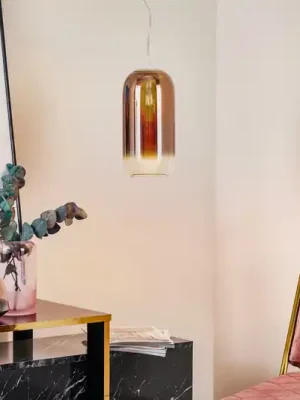 Nejlepší Cena Artemide Gople Mini závěsné světlo měď/stříbrná