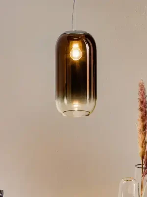 Artemide Gople Mini závěsné světlo bronz/stříbrná Must-Have