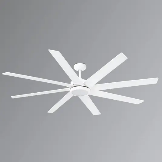Sezónní Sleva LED stropní ventilátor s osmi křídly Century bílý