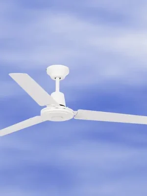 Rovný bílý stropní ventilátor ECO INDUS Tovární Cena