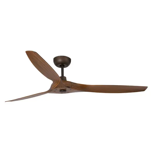 Ověřený Stropní ventilátor Morea L, DC, 3 lopatky hnědá