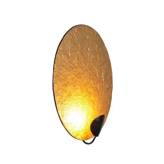 Nástěnné svítidlo LED Traversa, lesklá zlatá, Ø 35 cm Pouze Dnes
