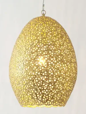 Závěsné svítidlo Cavalliere, zlatá barva, Ø 34 cm Nejlepší Volba