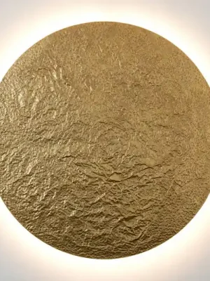Novinka Nástěnné svítidlo LED Meteor, Ø 120 cm, zlatá barva