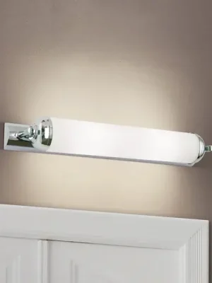Bezpečná Platba Nástěnné světlo Elida s 2 žárovkou, v chromu
