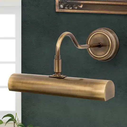 Sezónní Sleva Flexibilní svítidlo nad obraz Lariga mosaz 25 cm