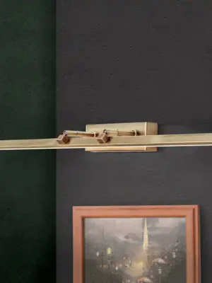 LED světlo nad obraz Suren v mosazi, 79,5 cm Must-Have