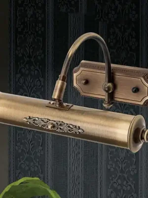 Klasické světlo nad obraz Gustav z mosazi, 30 cm Originální