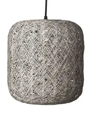 Závěsná lampa Dyberg Larsen Spin S, šedá, Ø 30 cm Ihned K Objednání