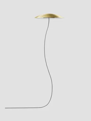 Novinka LEDS-C4 Noway Single stojací lampa oblouk, zlatá