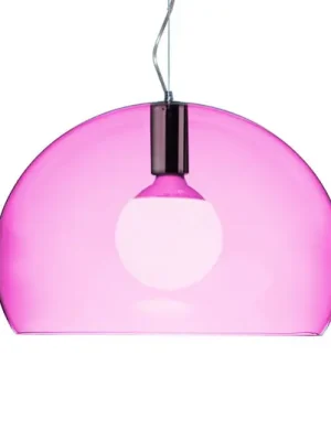 Kartell Small FL/Y LED závěsné světlo, růžová Novinka