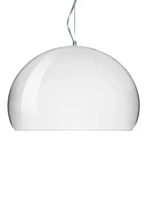 Kartell Small FL/Y LED závěsné světlo, chrom Autentický
