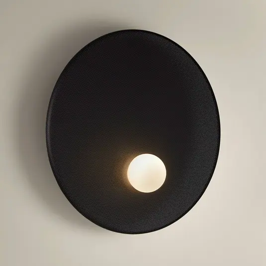 LEDS-C4 Trip nástěnné světlo Ø 46cm černá Výprodej